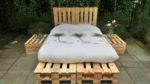 pallet bed 2 persoons foto 1